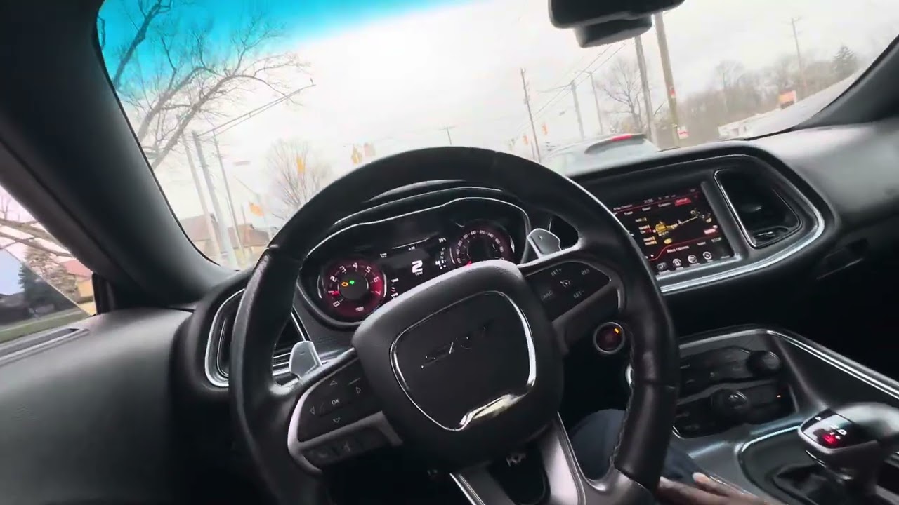 POV DRIVE FIRST DECENT DAY OF WINTER (HELLCAT WHINE🎼NO TALKING)