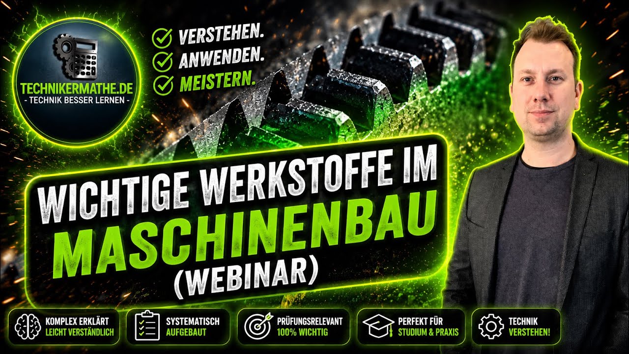 Webinar (100 min.) - Werkstoffe [Kennzeichnung] - optimal für Techniker, Meister und Azubis