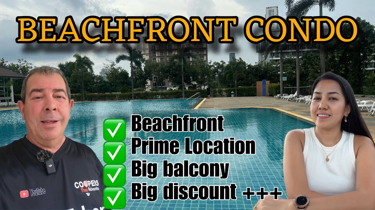 Cheapest Beachfront Condo at Jomtien Beach with ocean view!