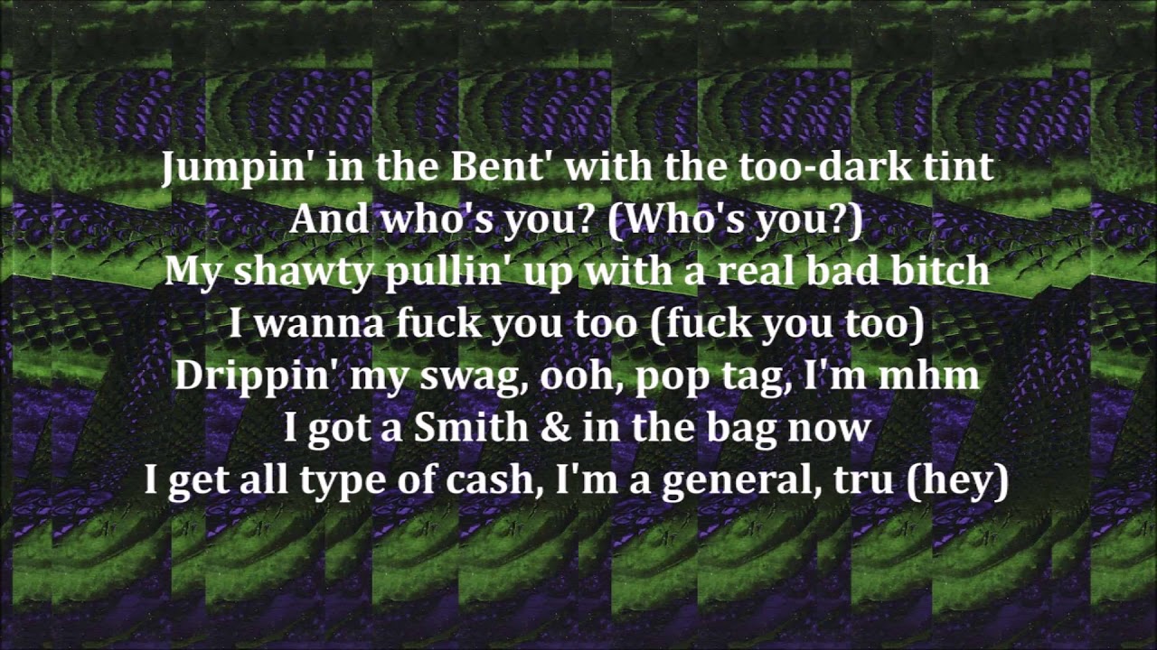Young Thug - Anybody (Ft. Nicki Minaj) [Lyric Video]
