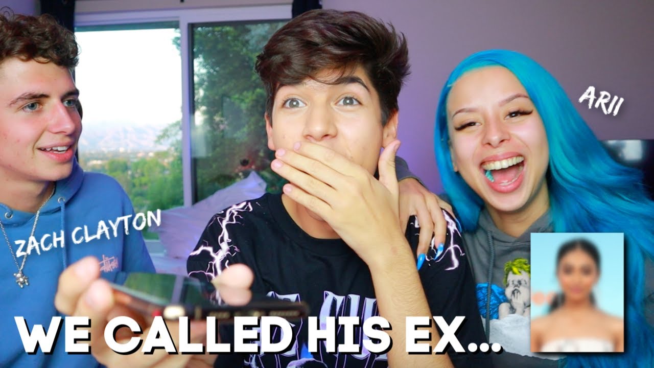 PRANK CALLING PEOPLE WITHOUT HEARING THEM ft. ZACH CLAYTON & ARII