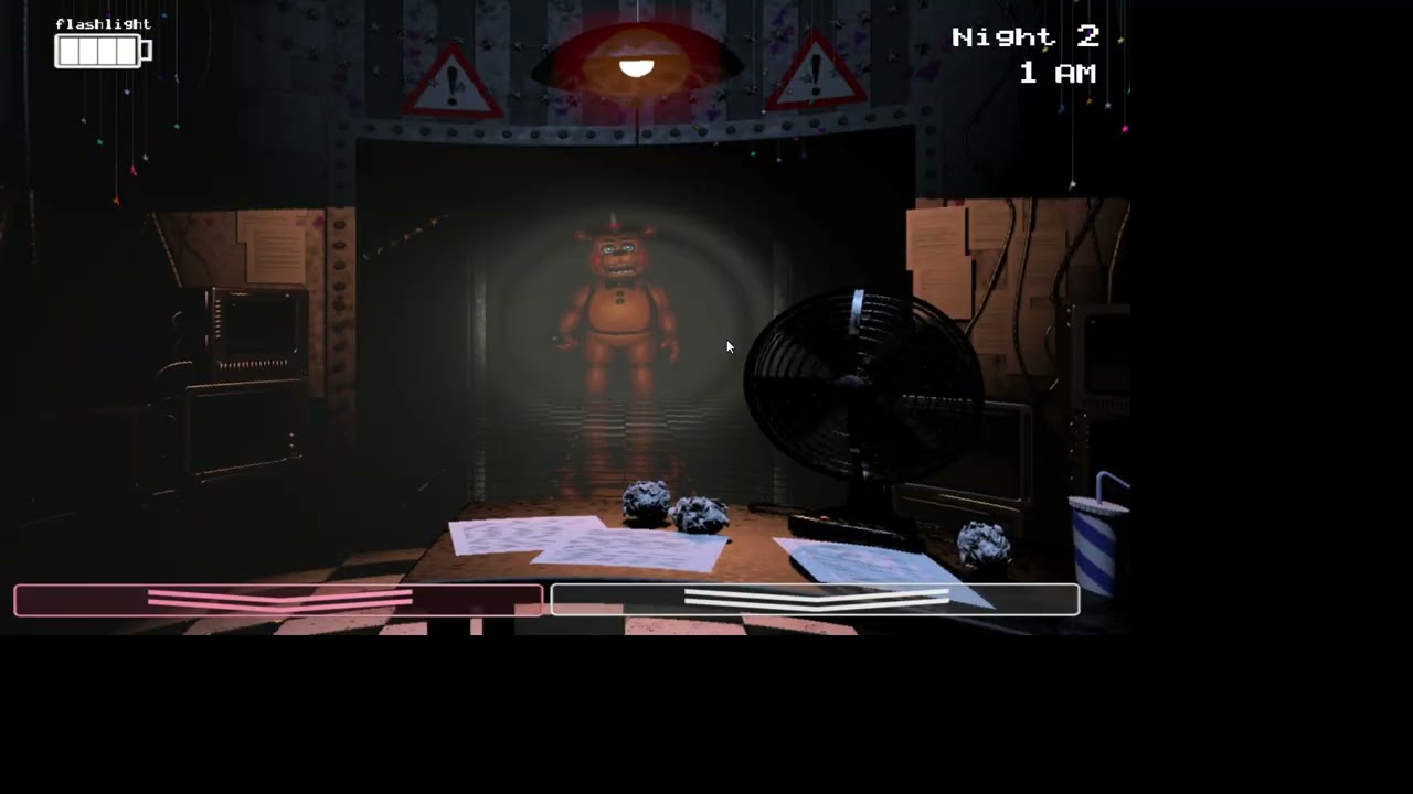 Five nights at Freddy’s 2 (night 1-2, and attempt at night 3)