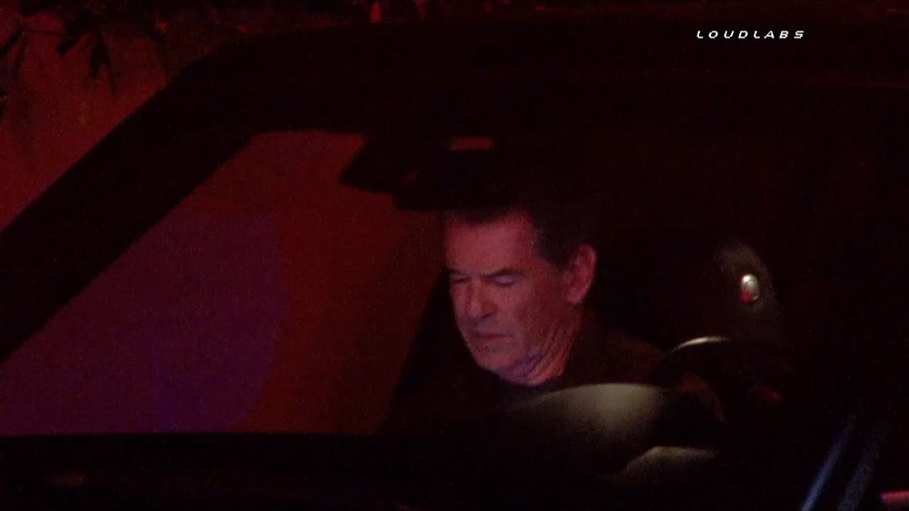 Pierce Brosnan House Fire, 1 Million in Damage / Malibu   RAW FOOTAGE
