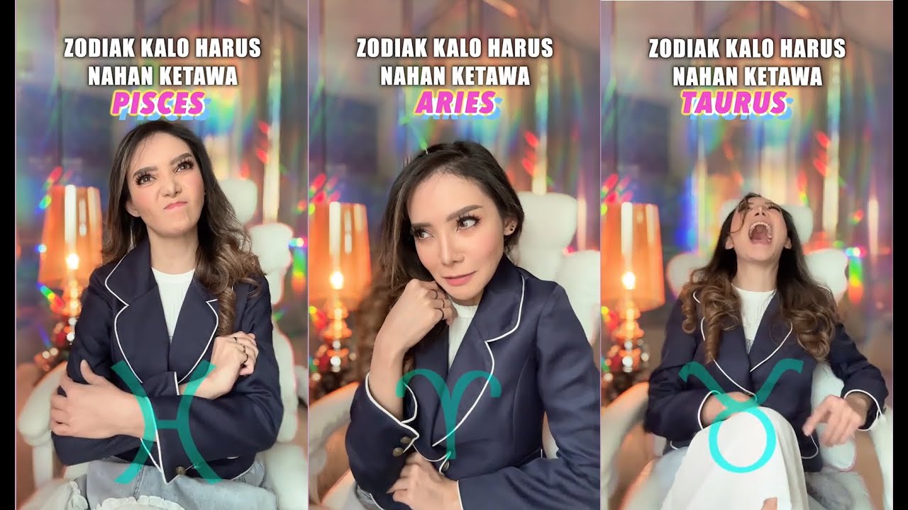 TIPE-TIPE ZODIAK KALO HARUS TAHAN KETAWA | KUMPULAN VIDEO KOCAK TIKTOK