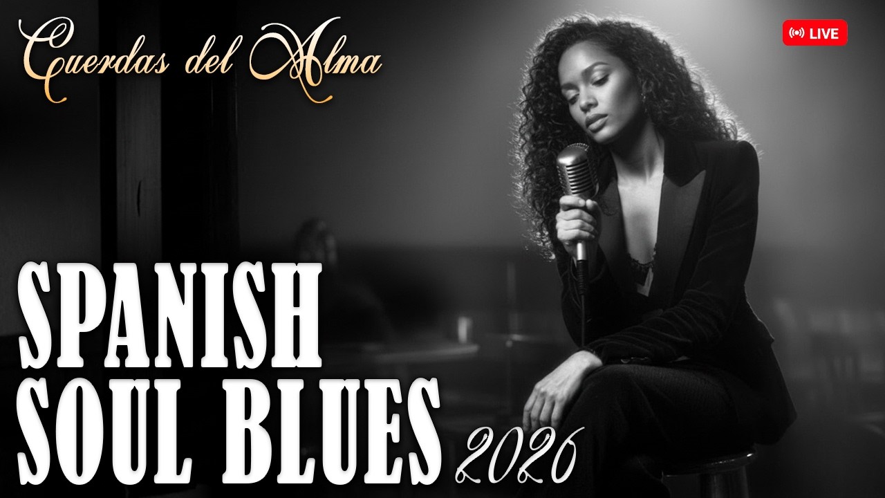 LIVE🔴 24/7 | Blues en Español - La Última Vez Que La Ví - Spanish Blues - Cuerdas del Alma