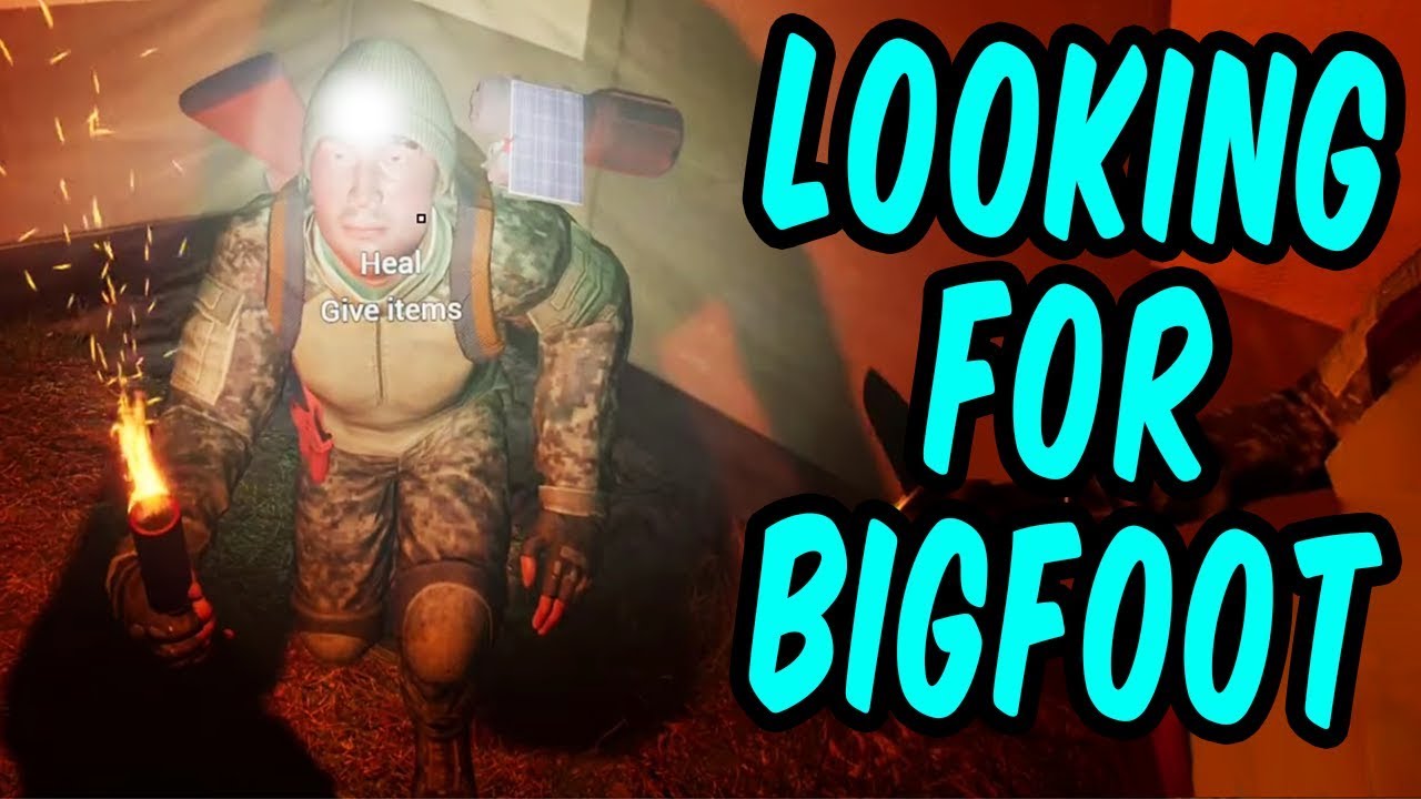 Looking for Bigfoot with da boys