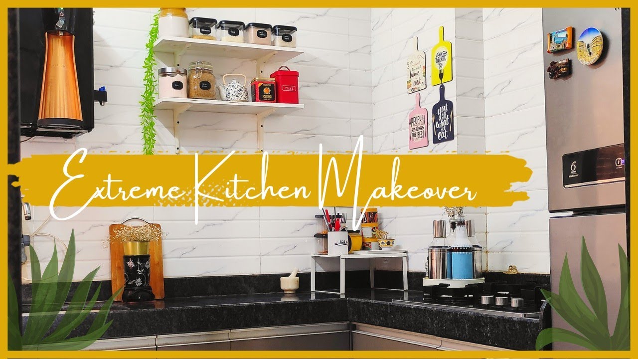 Small Kitchen Makeover 2023 | Space Saving Kitchen Countertop Organization |