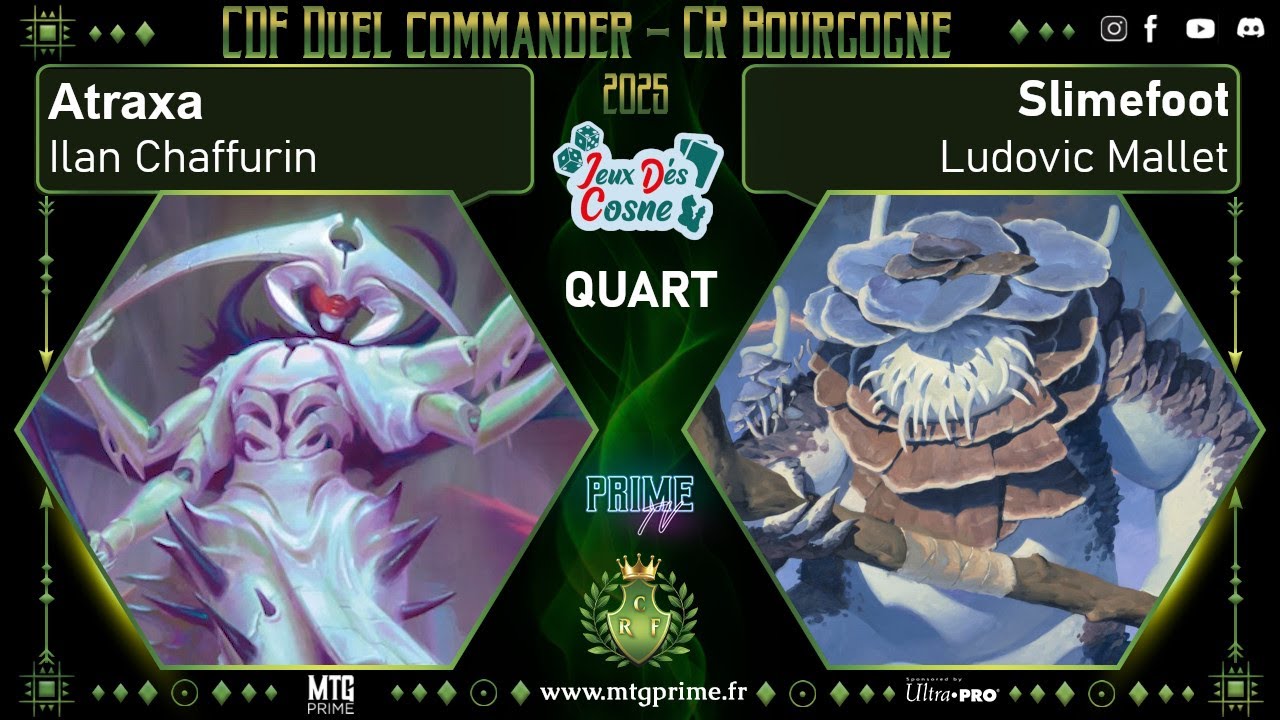 🔥 MTG Duel Commander : ATRAXA vs SLIMEFOOT | Partie Commentée & Stratégies 🃏
