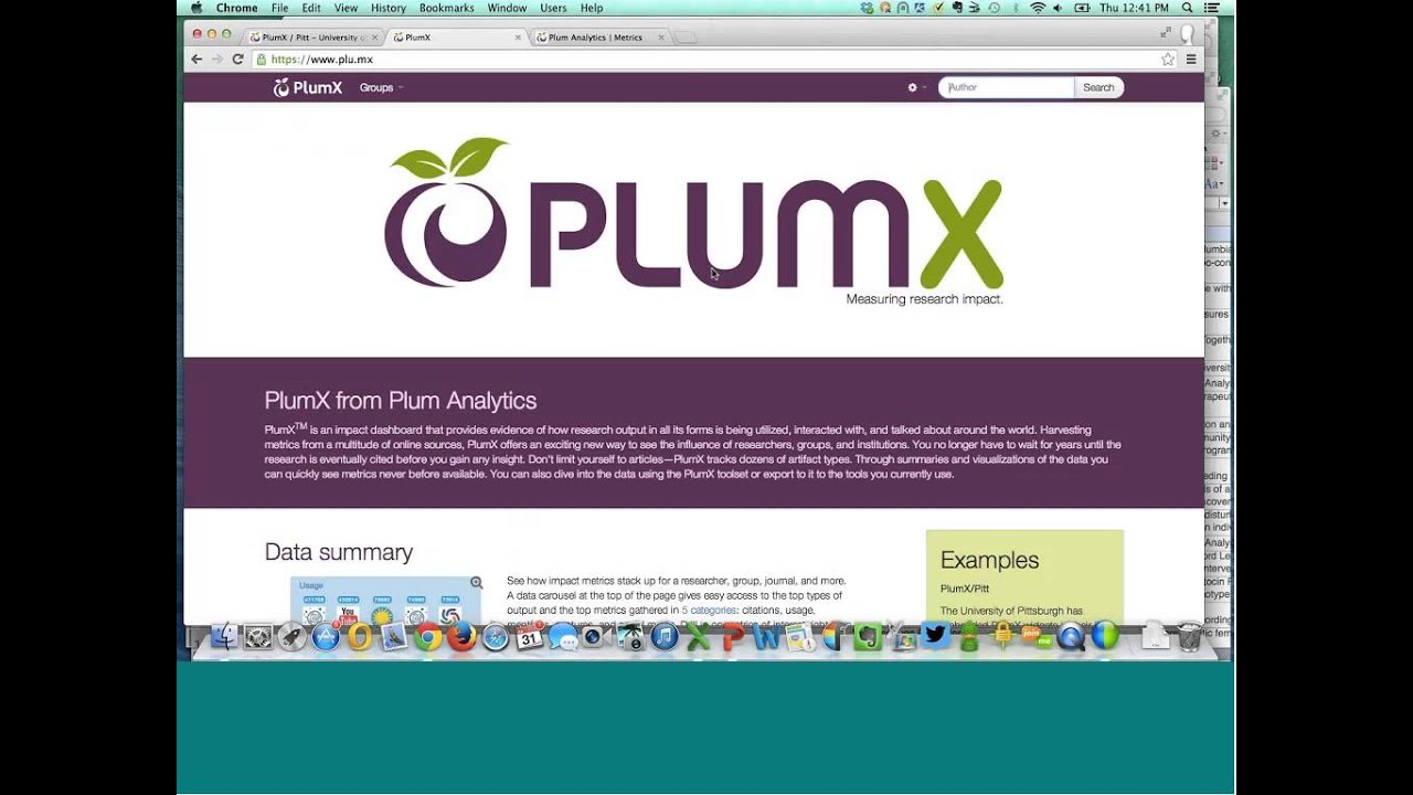 Plum Analytics and our Approach to Altmetrics