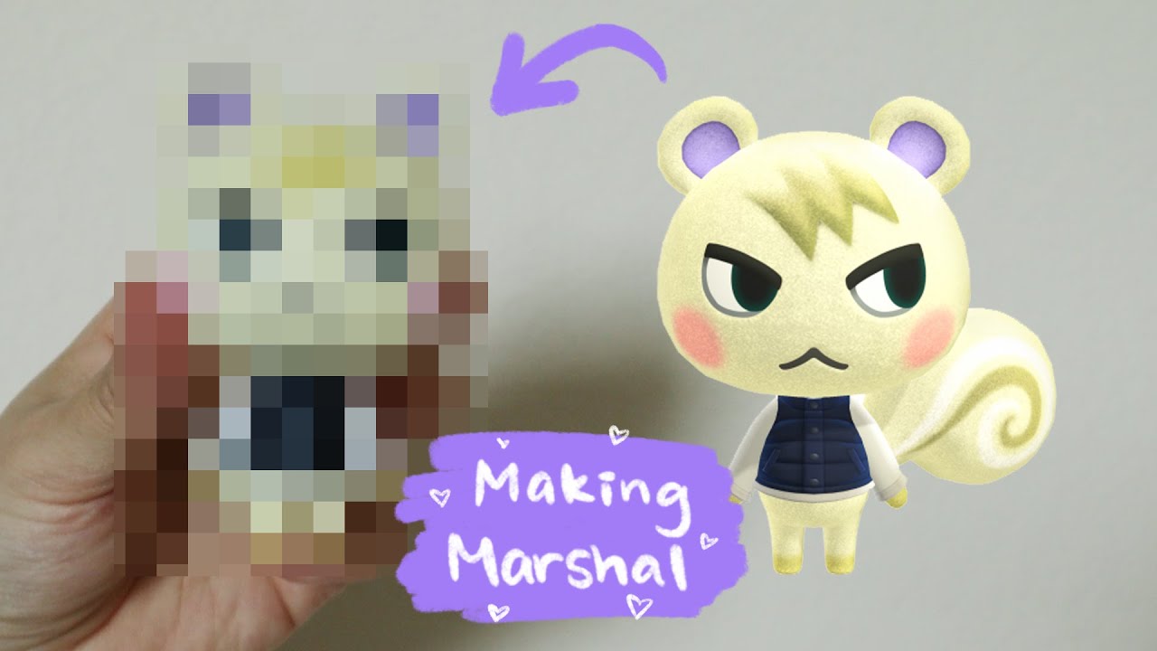 Animal Crossing: Marshal | Polymer Clay Figurine | Tools I use + Q&A