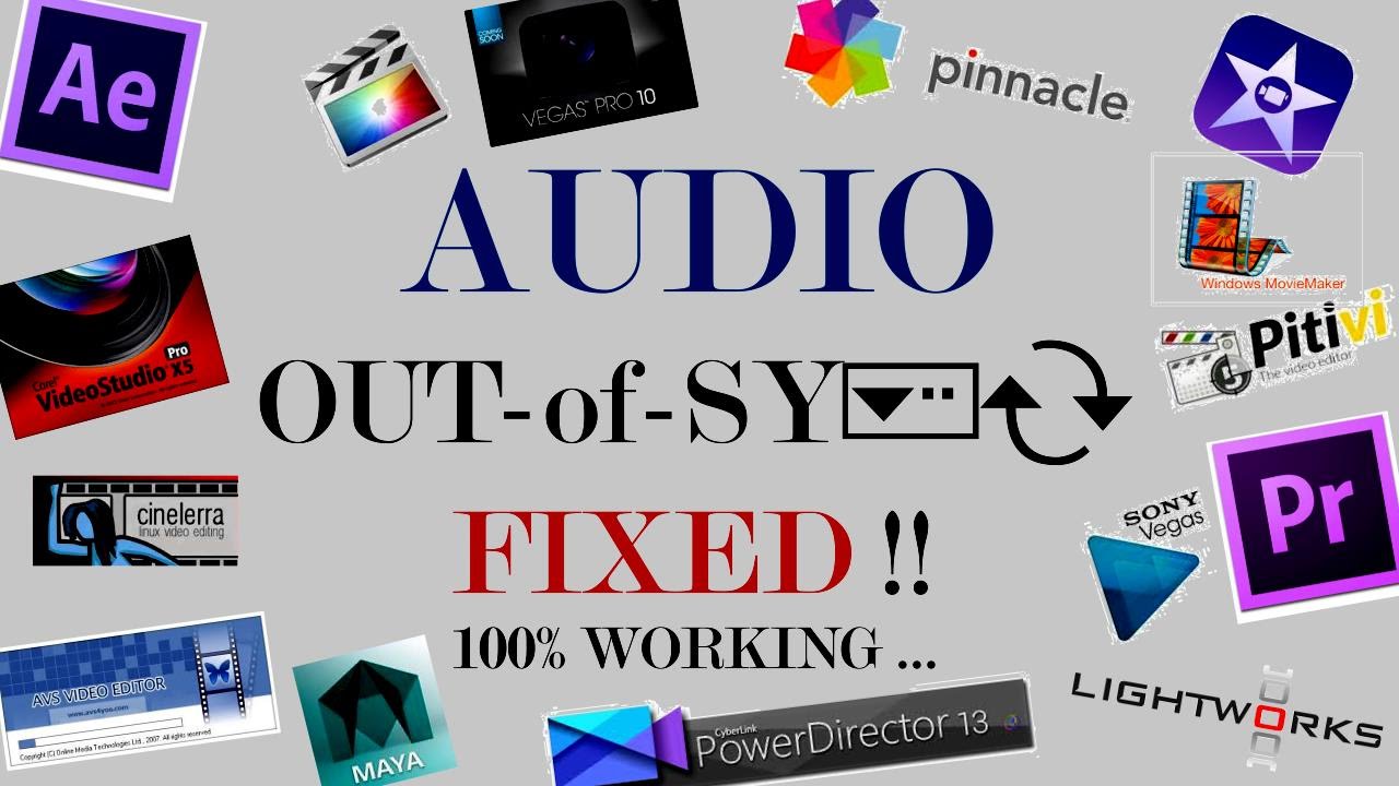 How to Quick Fix Any Audio Video Out of Sync issues Post Editing - Synchronize Audio Video Easily !!