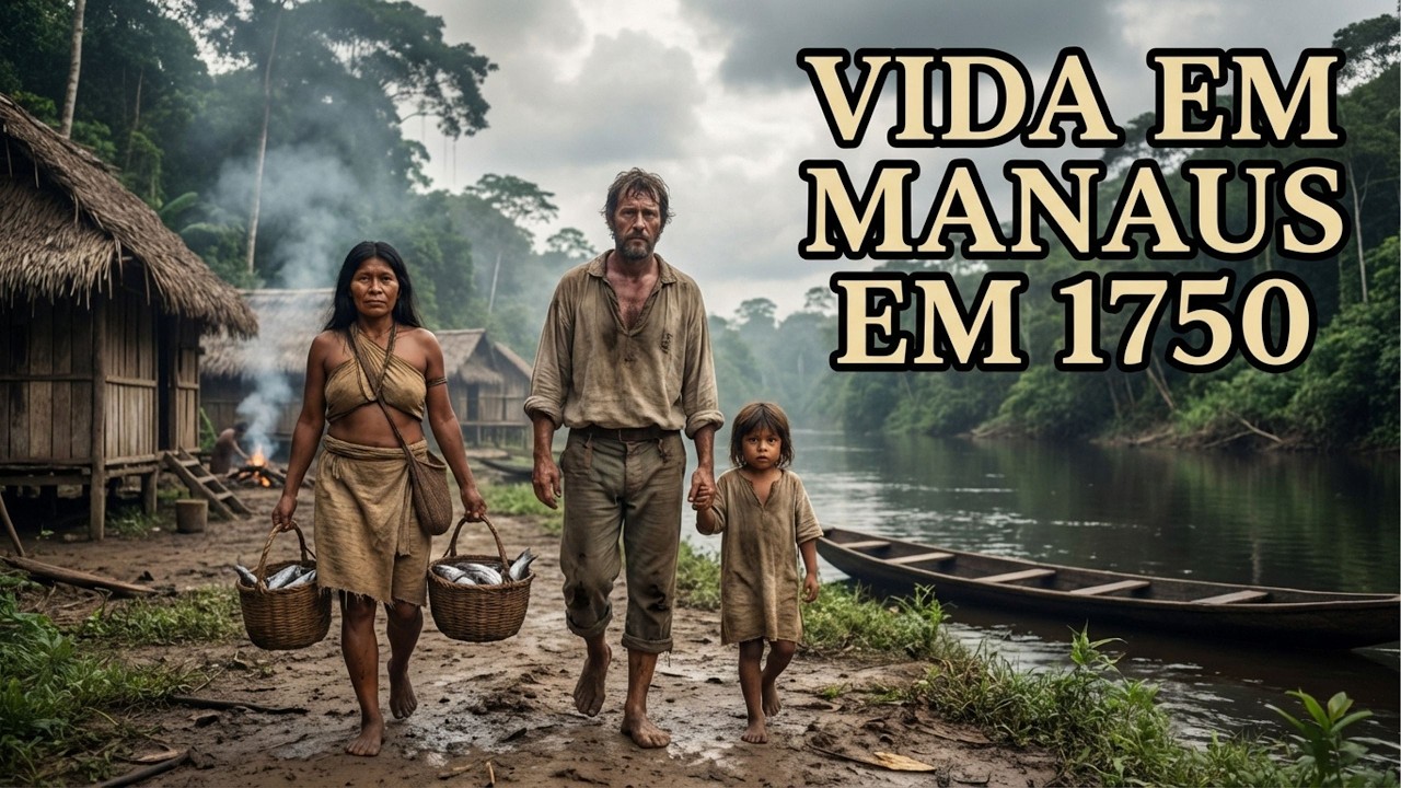 Vida em Manaus em 1750: Como as Pessoas Viviam em Uma das Cidades Mais Pobres – (Reconstrução IA)
