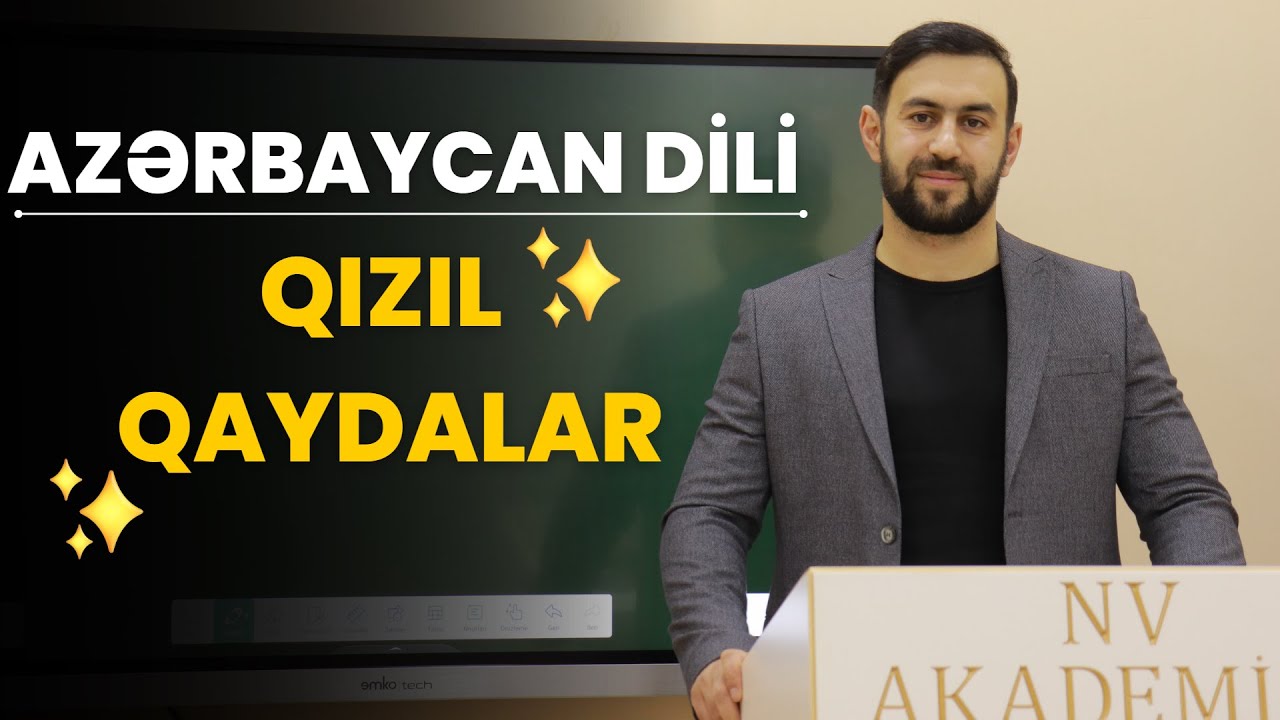 Azərbaycan dili QIZIL QAYDALAR