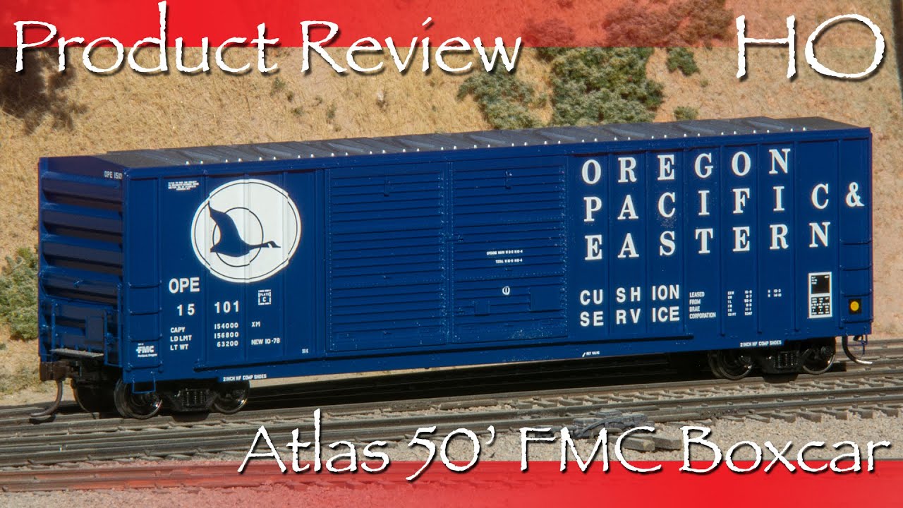 Product Review HO Atlas FMC DD Boxcar OPE