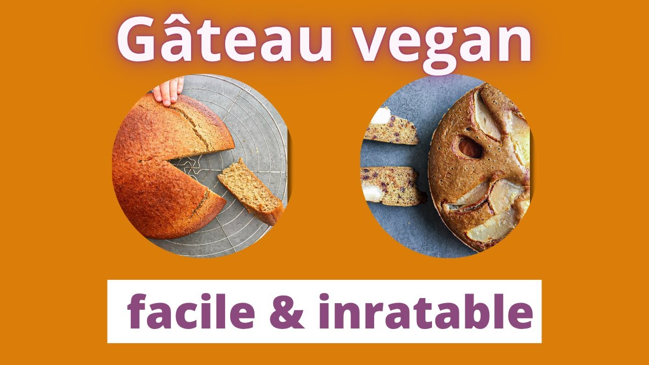 Gâteau vegan de base / AVEC ET SANS GLUTEN / Le cul de poule