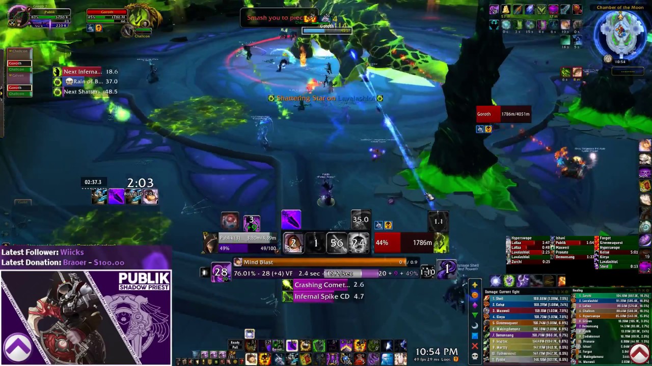 Mythic Goroth - Shadow Priest PoV (ToS)