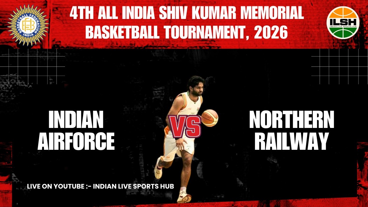 Indian Airforce Vs Northern Railway || 4th All India Shiv Kumar Memorial🏀Tournament, Kiloi, Rohtak