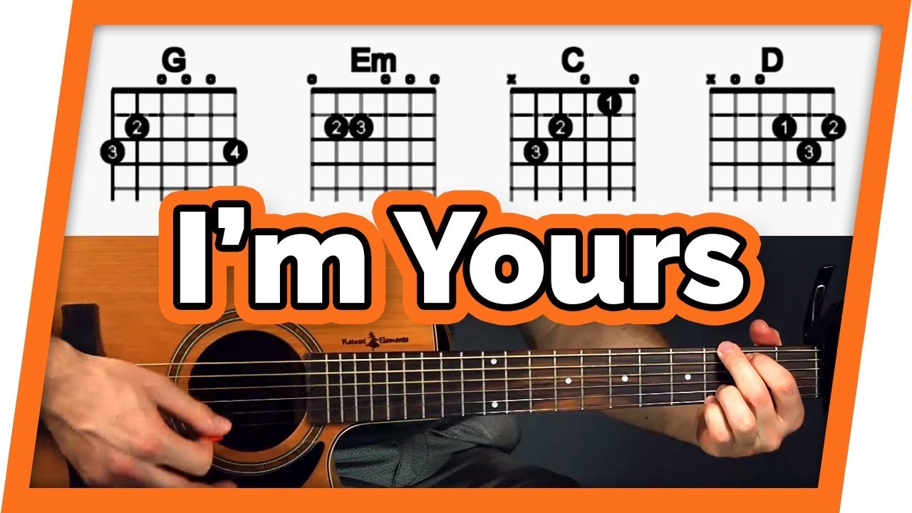 I'm Yours Guitar Tutorial (Jason Mraz) Easy Chords Guitar Lesson