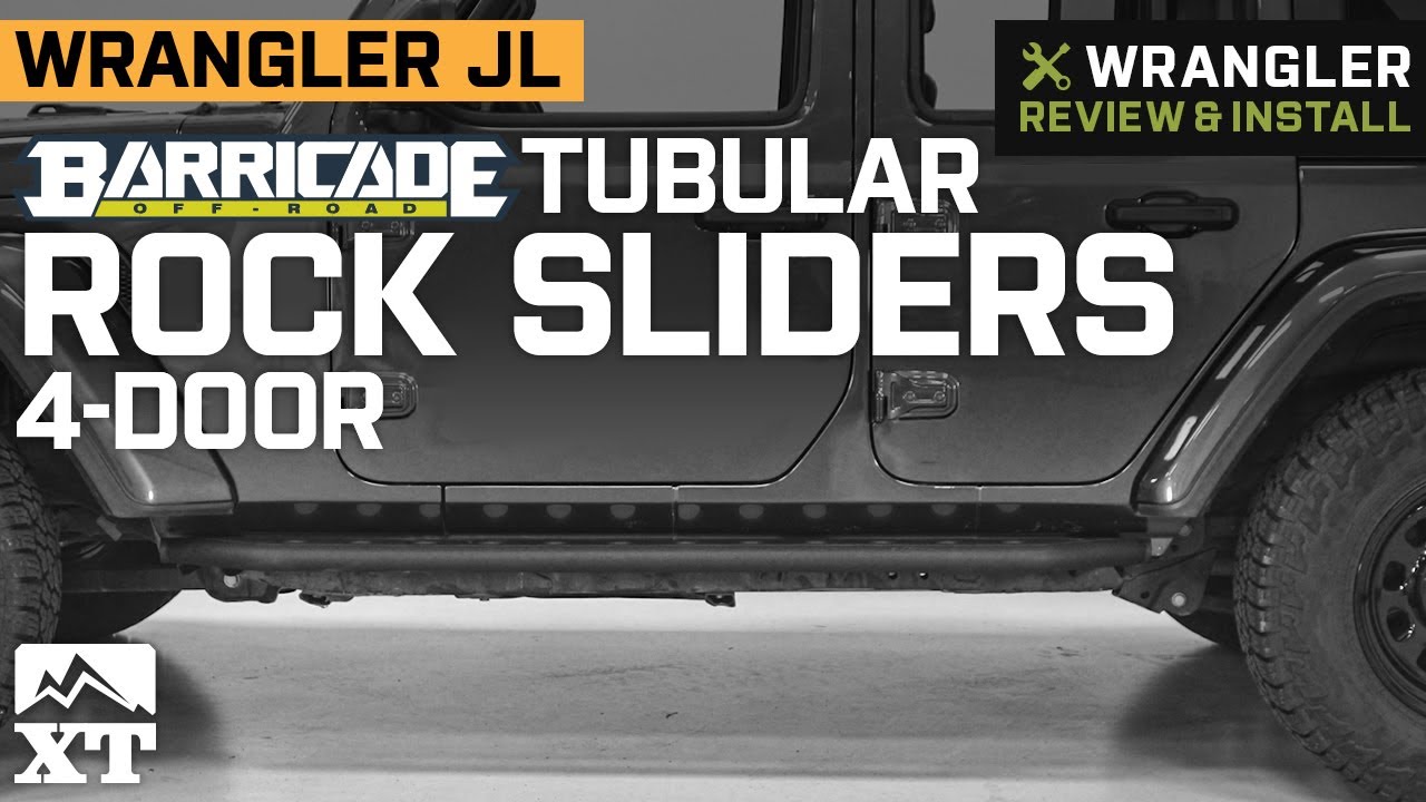 Jeep Wrangler JL 4-Door Barricade Tubular Rock Sliders Review & Install