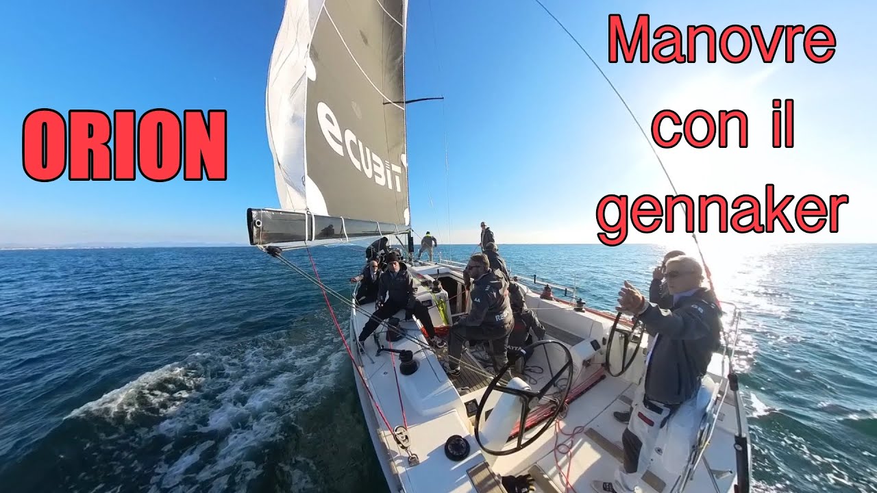 Regata delle Due Torri, strambata ed ammainata di gennaker
