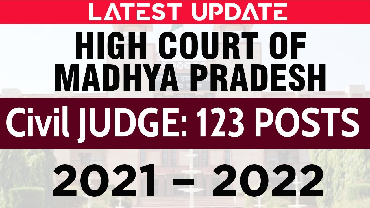 MP Judiciary Vacancy Out | Bumper Vacancy 2021 2022 | How to Plan? | Batch for MP judiciary