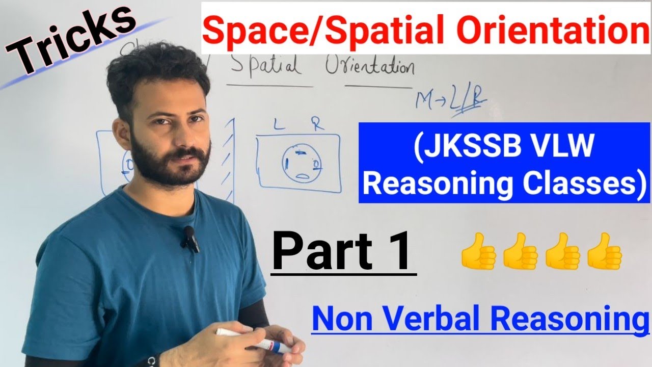 Space Orientation Reasoning || Spatial Orientation - JKSSB VLW Classes 2022 || Tricks - Non Verbal