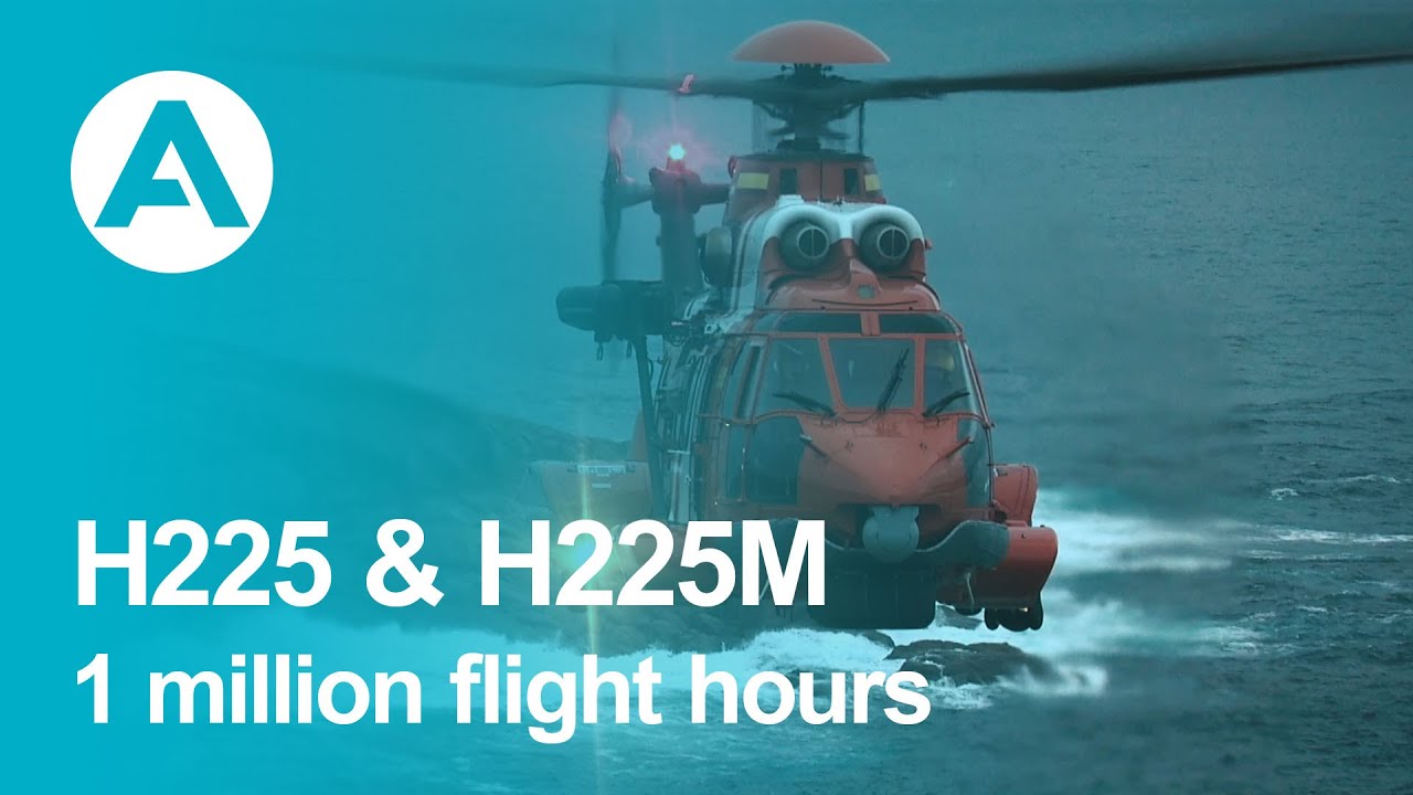 Airbus H225 and H225M - 1 million flight hour milestone