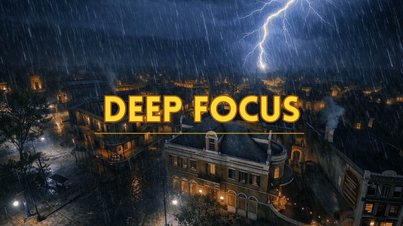 Thunderstorm Sounds to Boost Focus and Mental Clarity