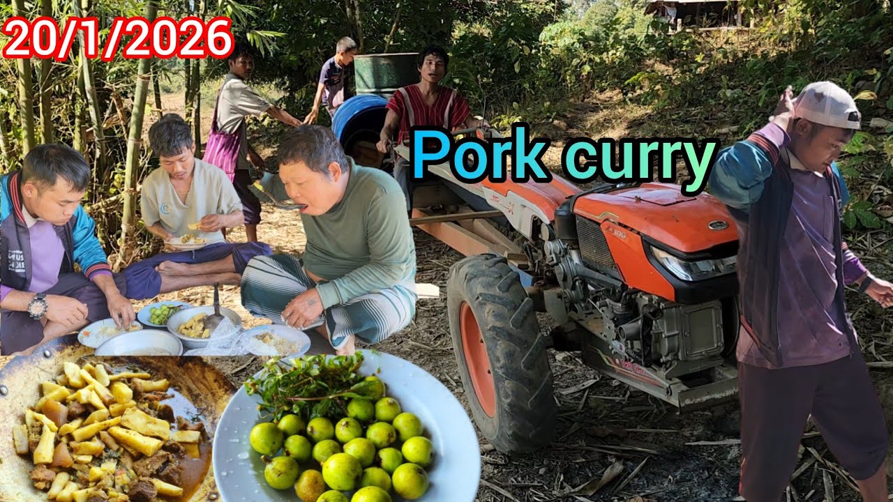 Pork curry အီၣ်ဝံၣ်မ့ၤထီးညၣ်အးလူထံလၢမဲၢ်ကဲပျီဝံၣ်ဝံၣ်