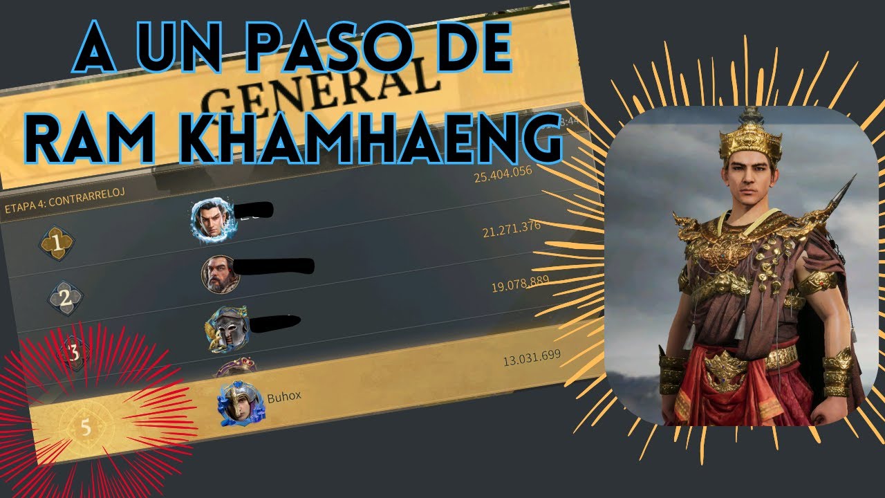 A un paso de Ram khamhaeng!! Lo conseguire? #ageofempiresmobile  español | Age of empires