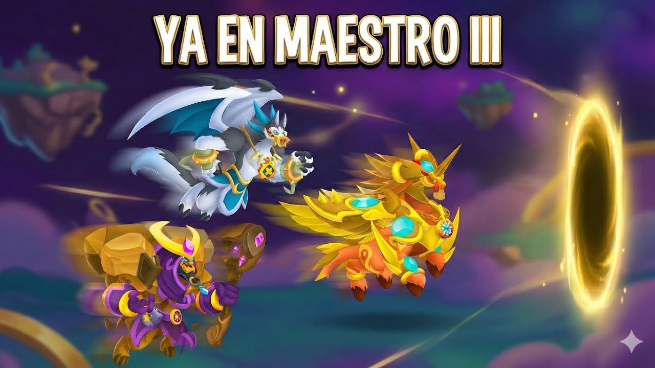 Apenas llegué a maestro lll 🥀 #dragoncity 
