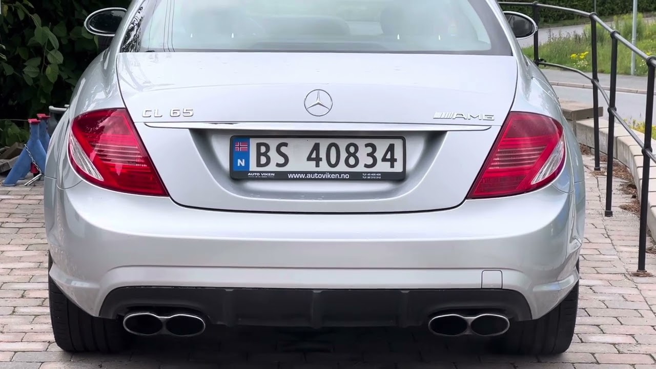 CL65 V12 AMG Brutal Cold start and revs! C216 M275