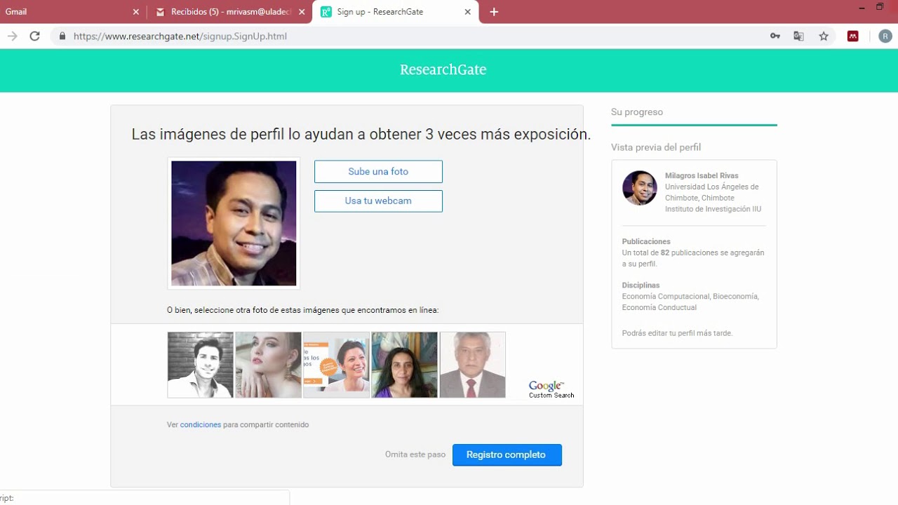 Tutorial RESEARCHGATE