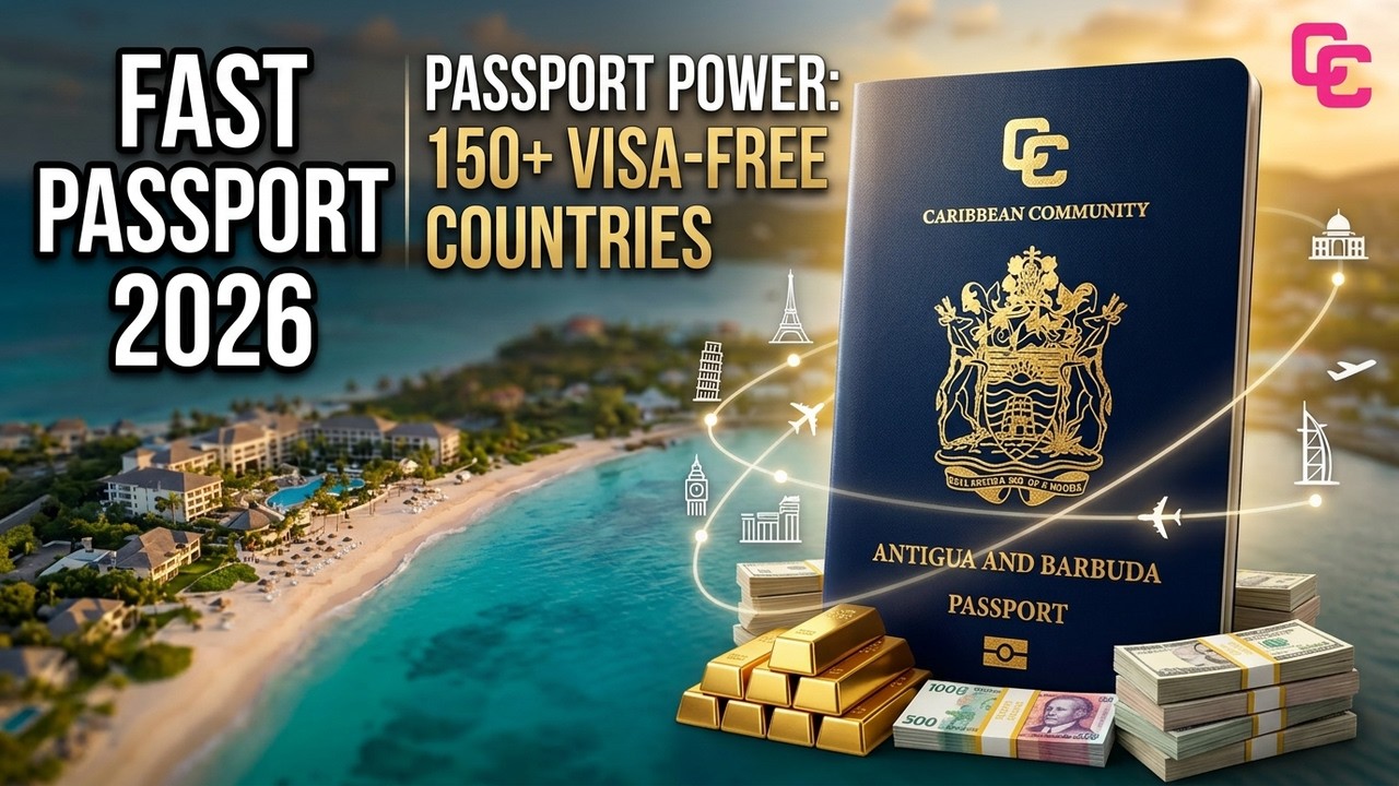 Antigua and Barbuda Citizenship by Investment 2026: Requirements, Process, Benefits 🇦🇬