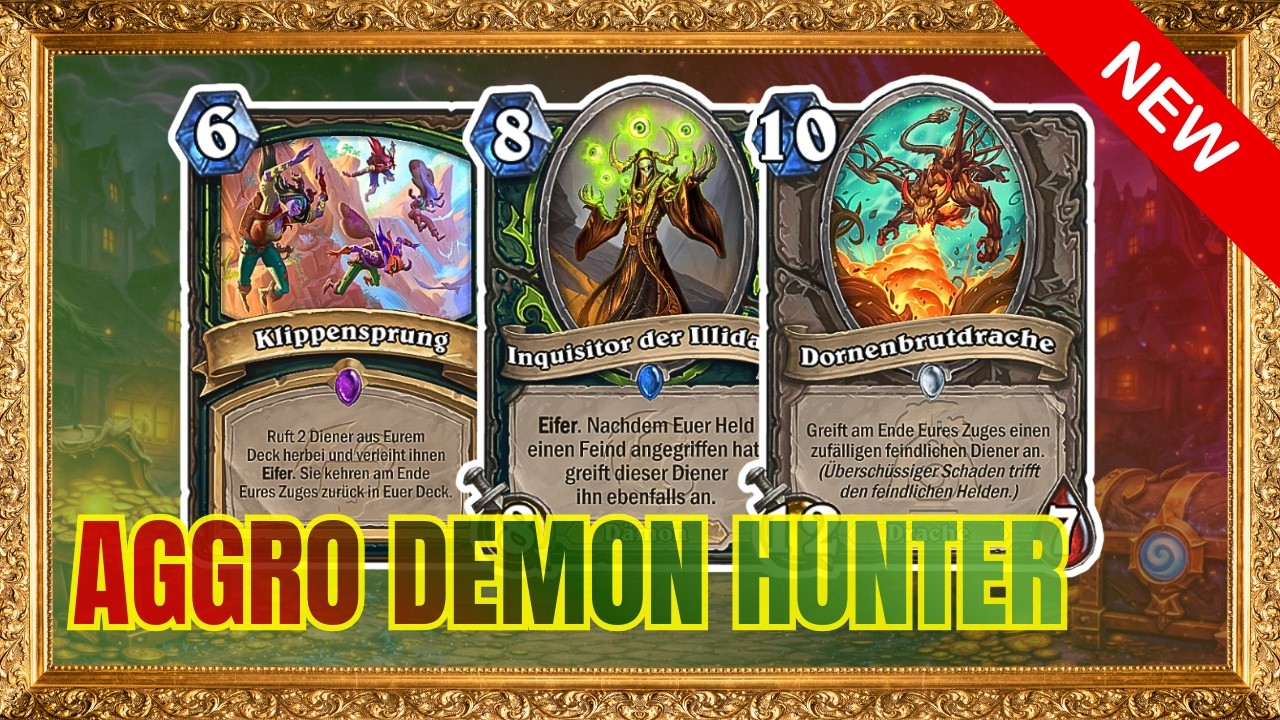 THE FASTEST DECK IN HEARTHSTONE? Aggro Demon Hunter | High Legend Gameplay