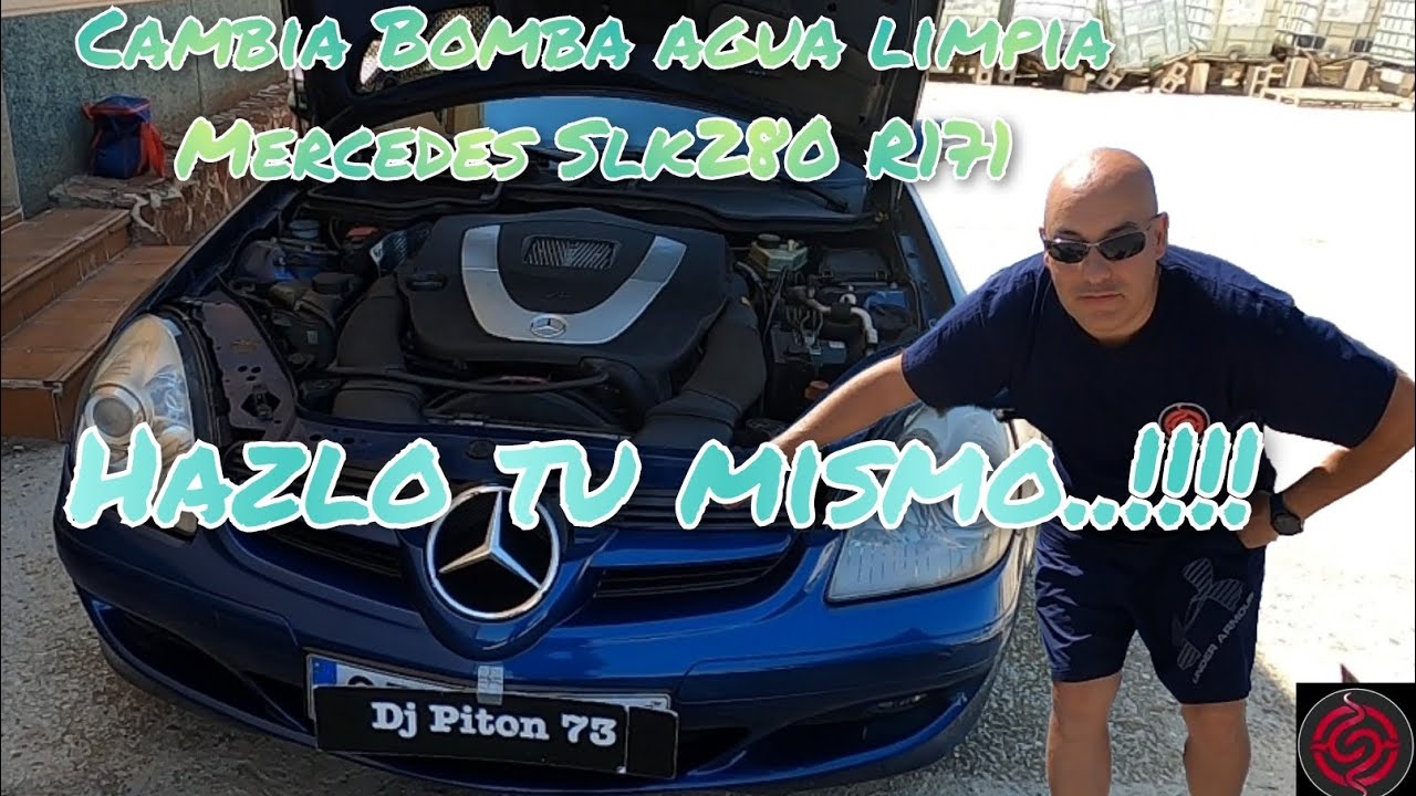 Cambia Bomba Agua limpia Mercedes Slk280 R171 Hazlo tu mismo..!!!!