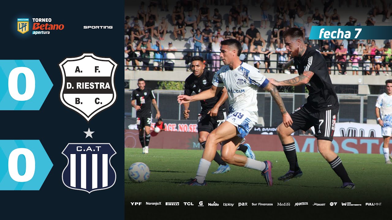 RIESTRA 0 - 0 TALLERES I Resumen del partido | #TorneoBetano Apertura 2025