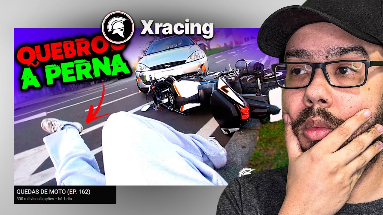 QUEDAS DE MOTO (EP. 162) - REACT XRACING