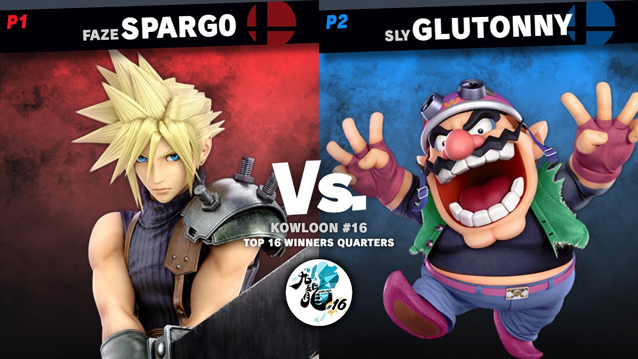 KOWLOON #16 TOP 16 - Sparg0 (Cloud) VS Glutonny (Wario) SSBU Tournament
