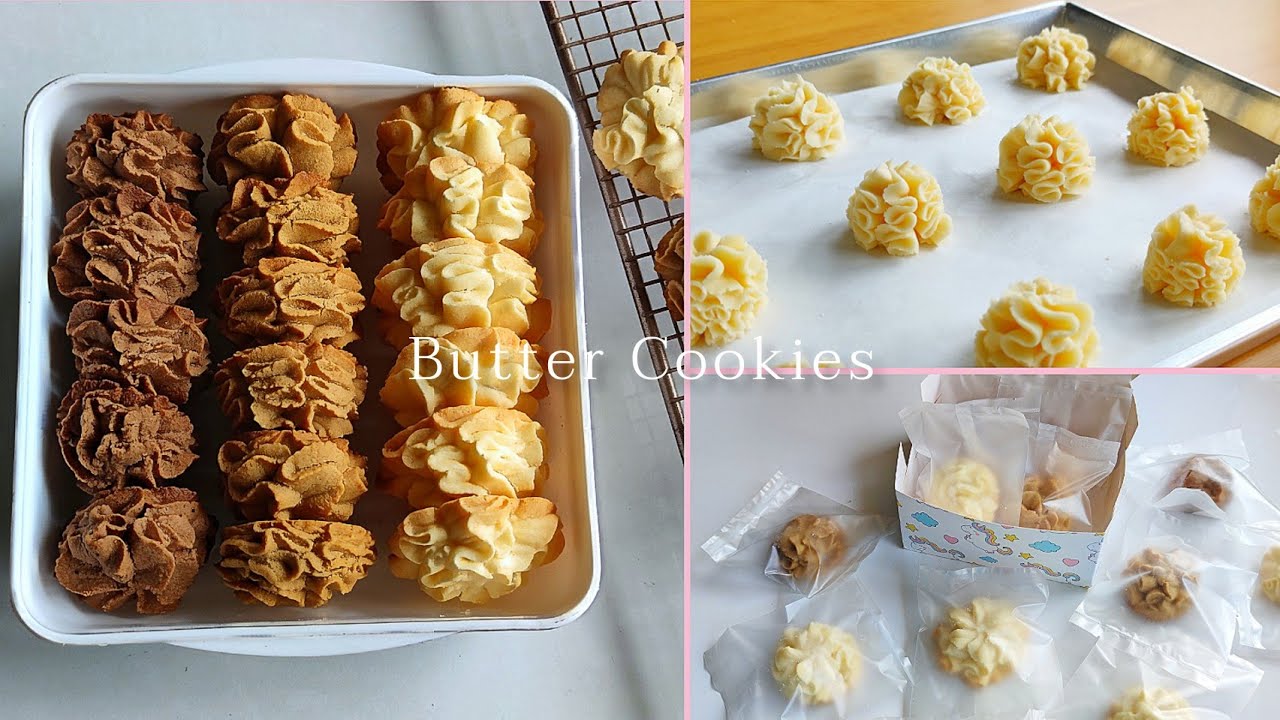 บัตเตอร์คุกกี้ butter cookies คุกกี้เนยสดละลายในปาก พาทำคุกกี้สไตล์ร้านเจนนี่ร้านดังที่ฮ่องกง