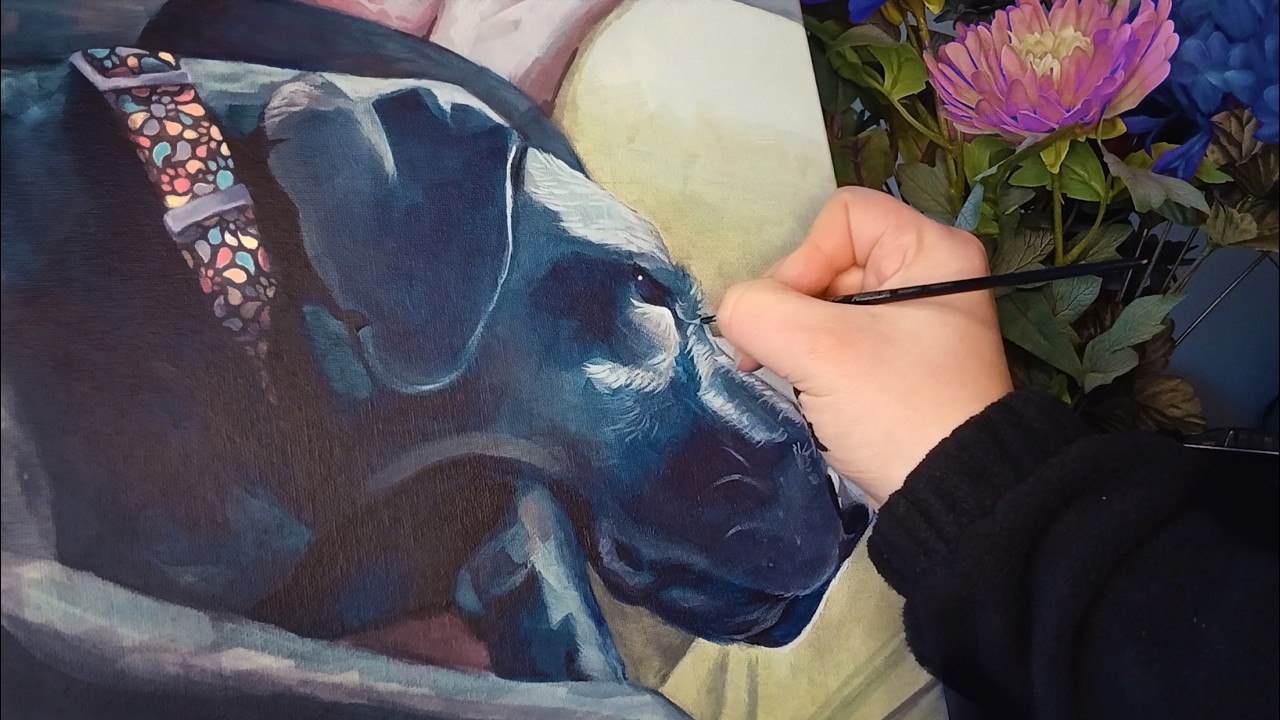 My Favorite Painting of 2025: Acrylic Speedpaint Timelapse
