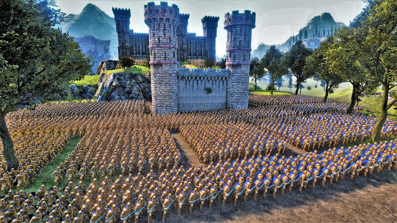 Soul Tyrants Lay Siege to Realm of Golden Knights - Ultimate Epic Battle Simulator | UEBS