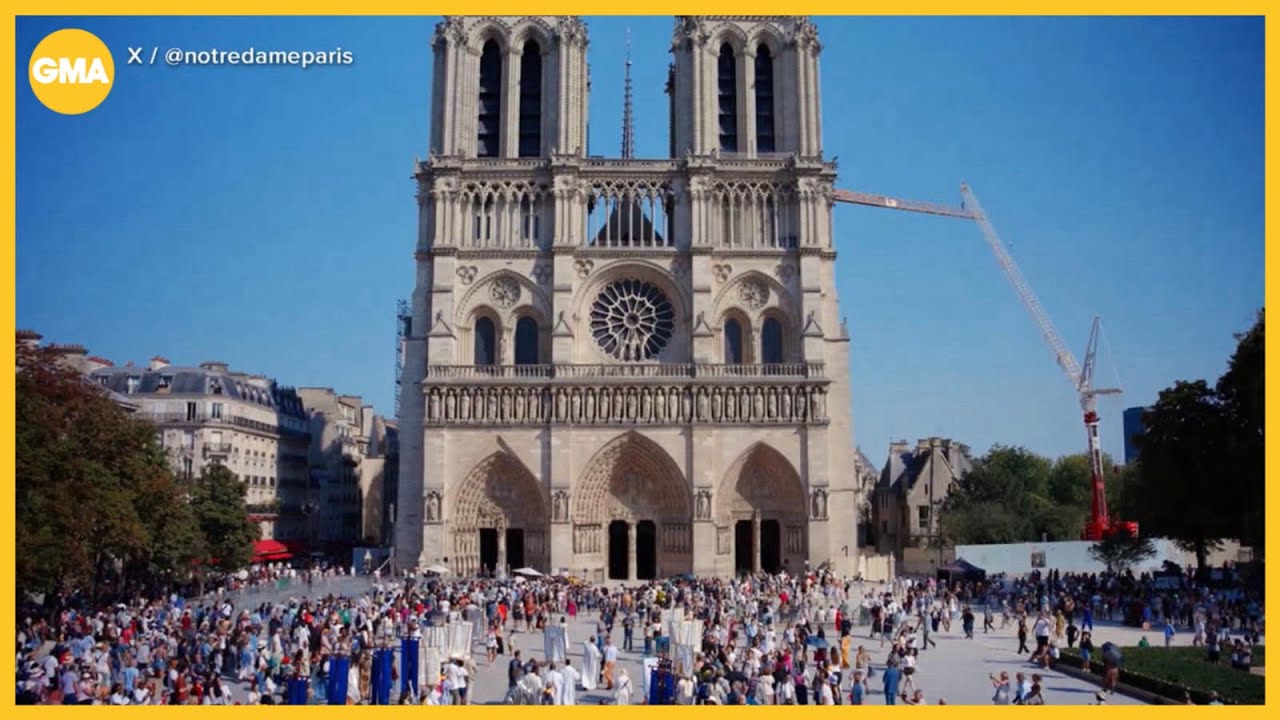 France officially reopens Notre Dame cathedral towers