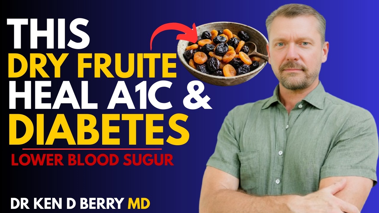 Top 3 Dry Fruits Diabetics Should Eat at NIGHT Lower Blood Sugar! | Dr Ken Berry