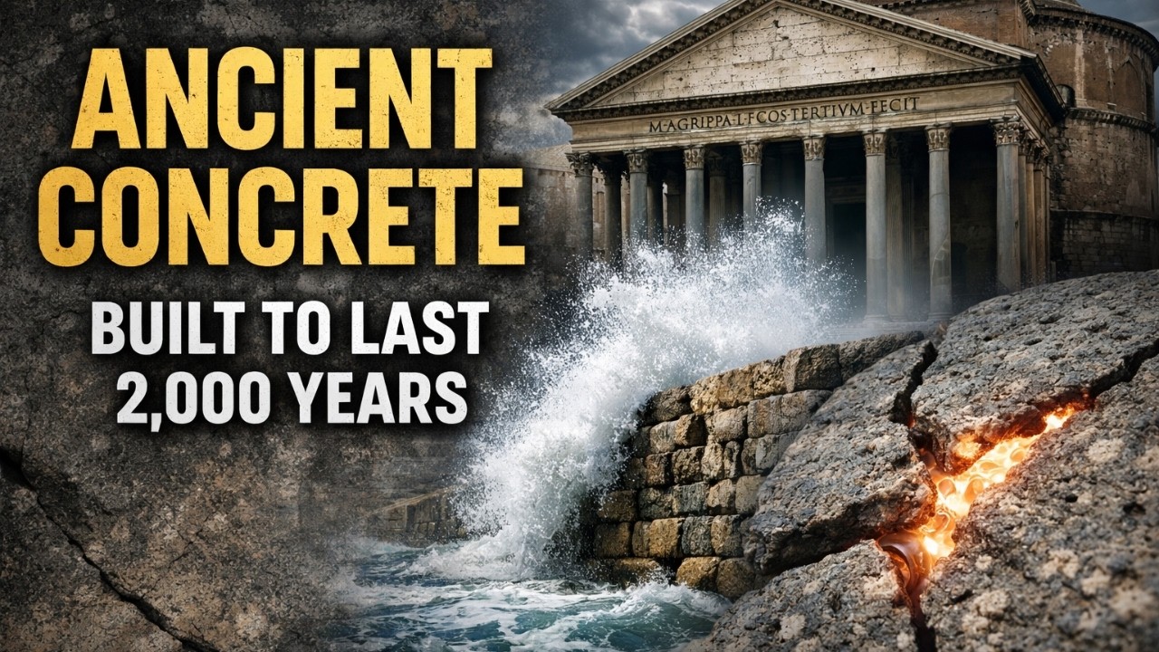 How Romans Made Concrete That Lasts 2,000 Years (Modern Science Explained)