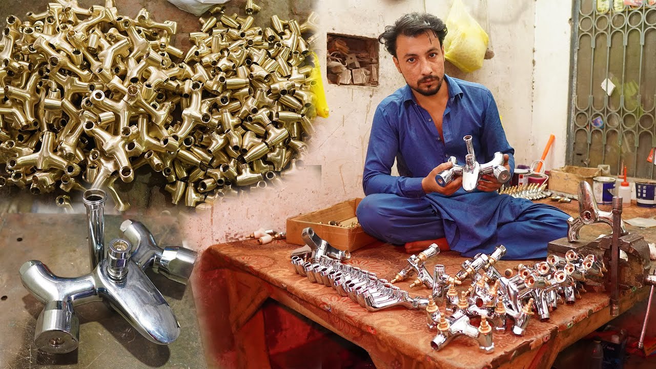 Spectacular Technique of Making Brass Wall shower || Amazing Brass Sanitary Manufacturing Process.