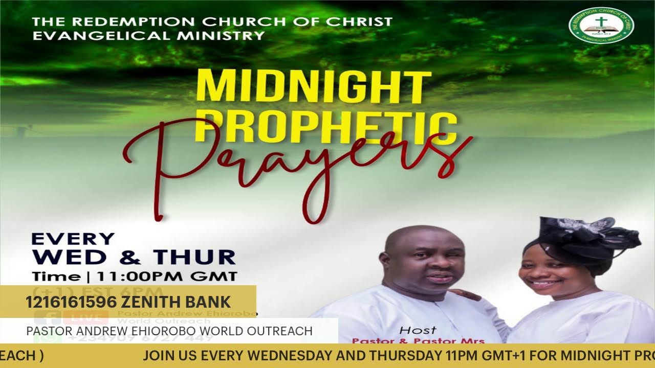 MIDNIGHT PROPHETIC PRAYERS