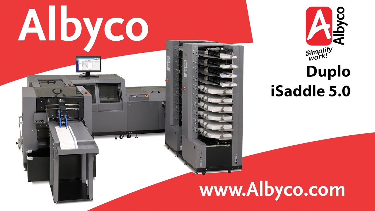 Duplo iSaddle 5.0-serie, professionele en flexibele oplossing voor brochures, en catalogi.
