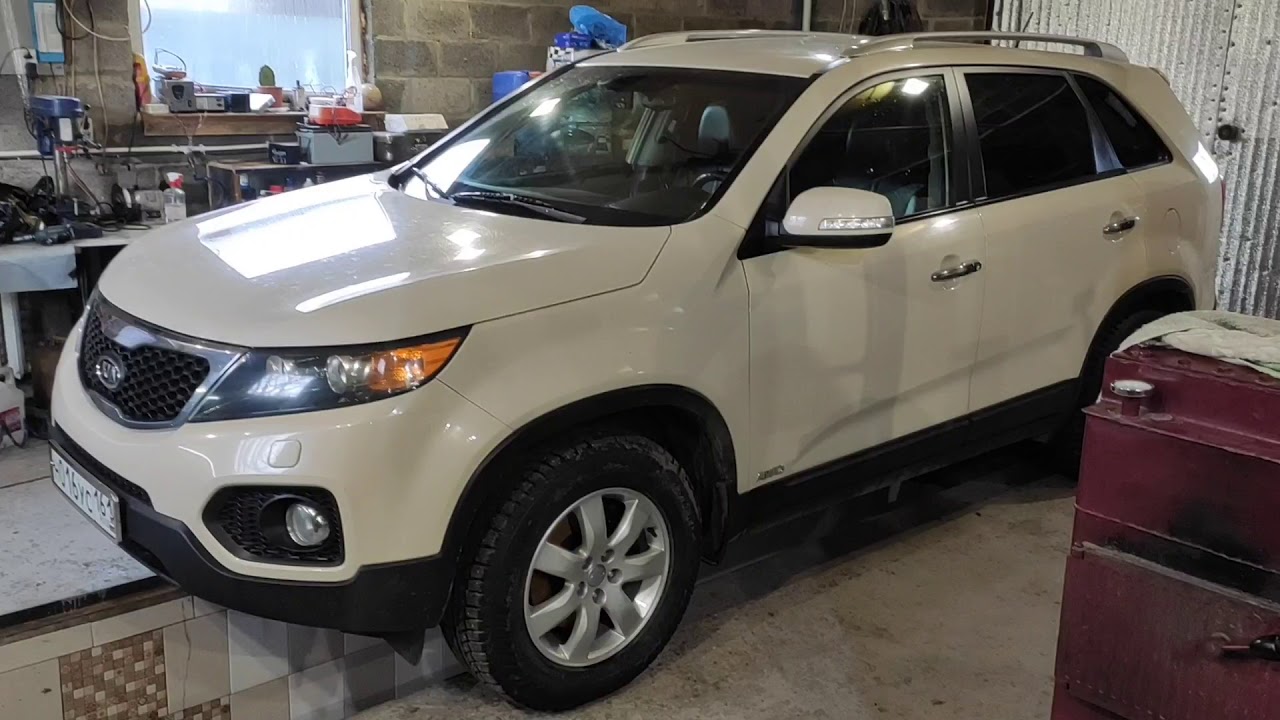 Kia Sorento 2.4  большое ТО на 180000 км. shell helix ultra 5/40