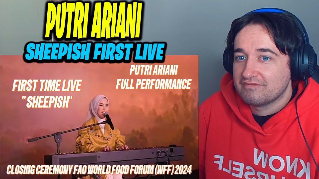 Putri Ariani - Sheepish FIRST TIME LIVE PERFORMANCE! + 'Rungkad' Reaction